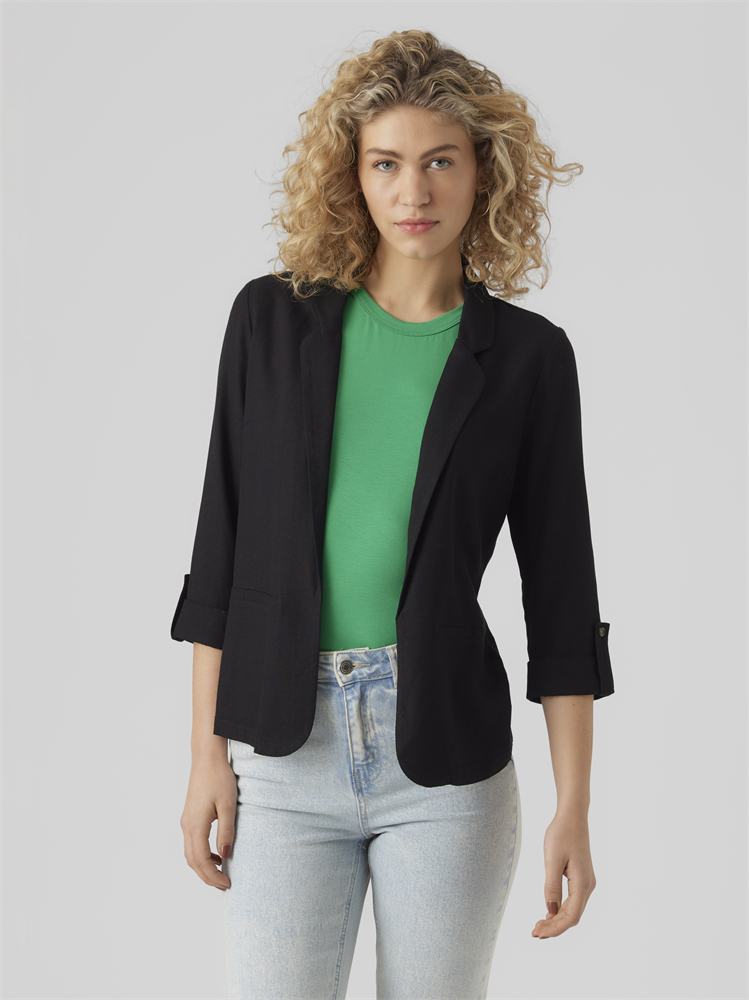 VMJESMILO 3/4 LOOSE BLAZER WVN NOOS - 10279700