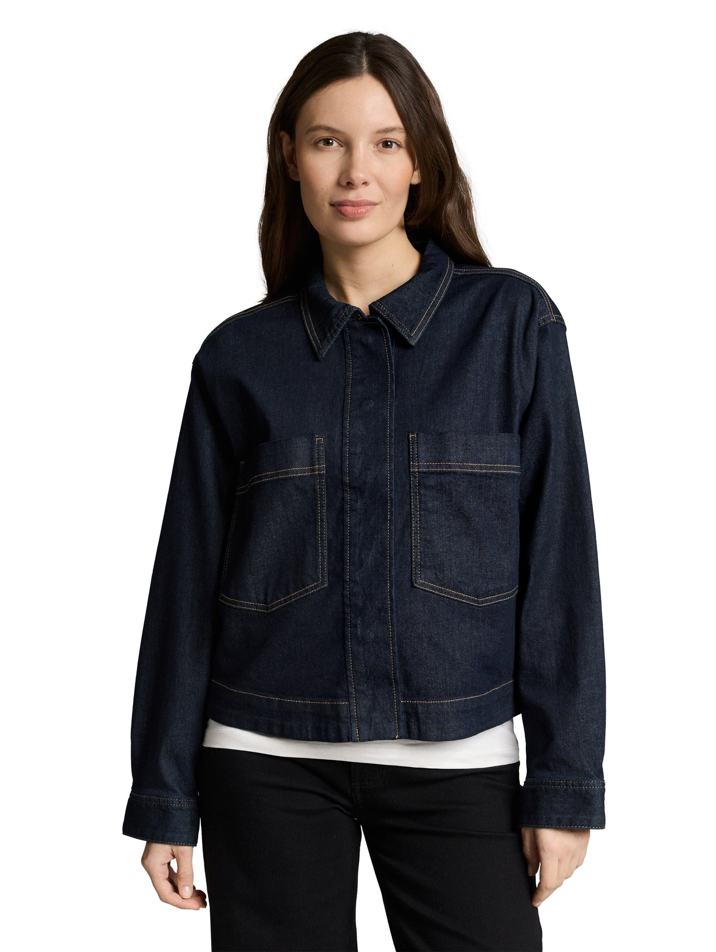 blazer jacket denim look - 1047594