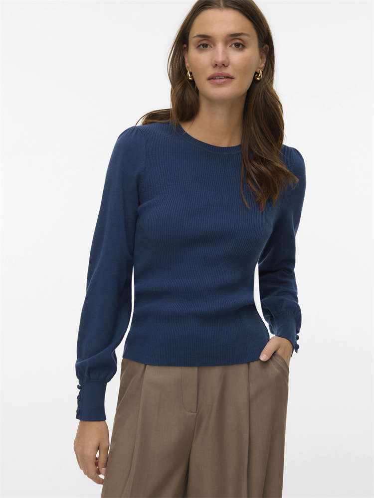 VMNEW HOLLY LS O-NECK PULLOVER BOO - 10339851