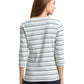 T-shirt boat neck stripe - 1050415