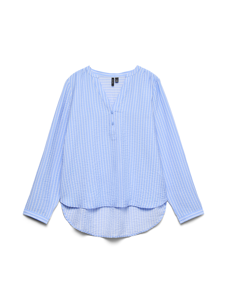 VMKAJA LS V-NECK FOLD-UP TOP WVN - 10340684