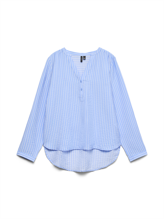 VMKAJA LS V-NECK FOLD-UP TOP WVN - 10340684