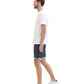 slim chino shorts with belt - 1040224
