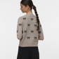 VMDOFFY INTARSIA 2/4 O-NK PULLOVER - 10330793