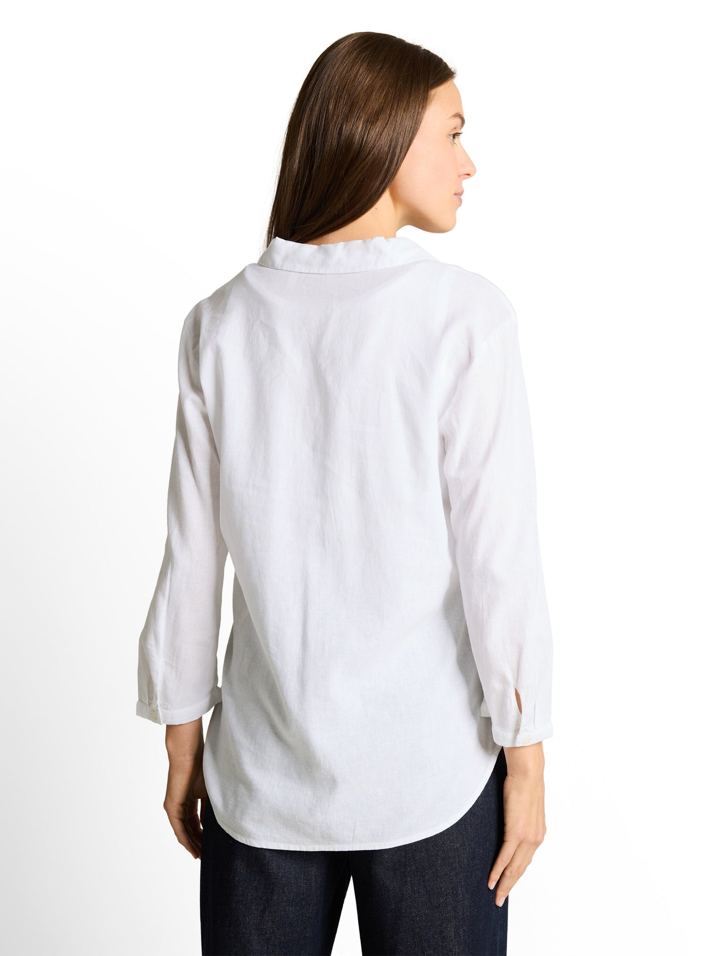 blouse shirt with linen - 1049823