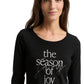 T-shirt crew neck frontprint - 1050751