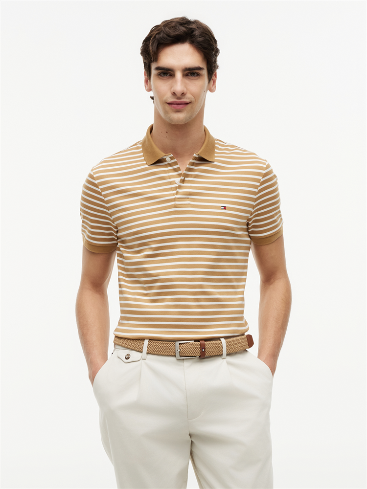 LIQUID COTTON REG SEASONAL POLO - MW0MW39994