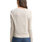 knit crew-neck with button det - 1049125