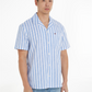 TJM STRIPE LINEN SS SHIRT EXT - DM0DM18961