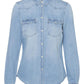 VMMARIA LS DENIM SLIM SHIRT MIX NOO - 10277523