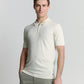 Pullover Short Sleeve Polo Zip Soli - 27210352