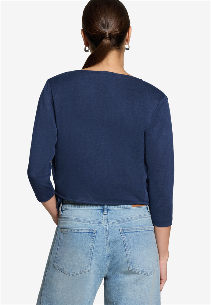 Sweat Jacke Kurz 3/4 Arm - 110-10004122