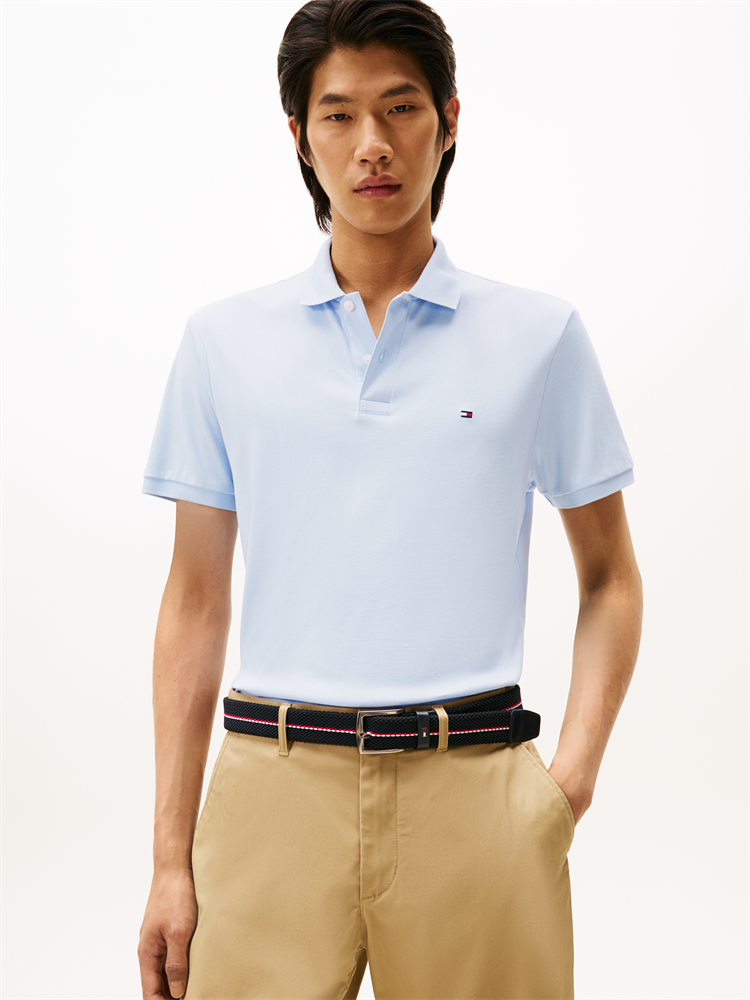 LIQUID COTTON REG SEASONAL POLO - MW0MW39994