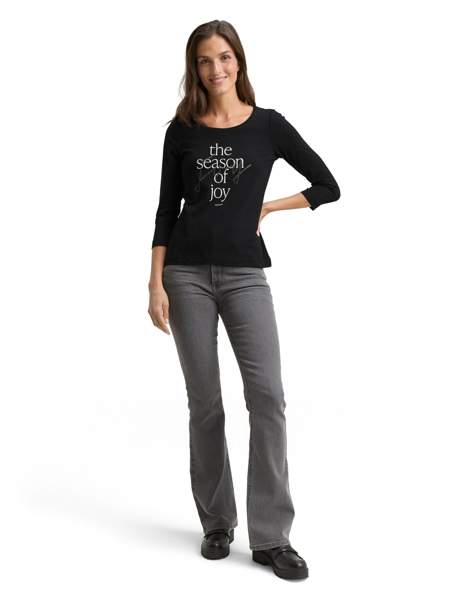 T-shirt crew neck frontprint - 1050751