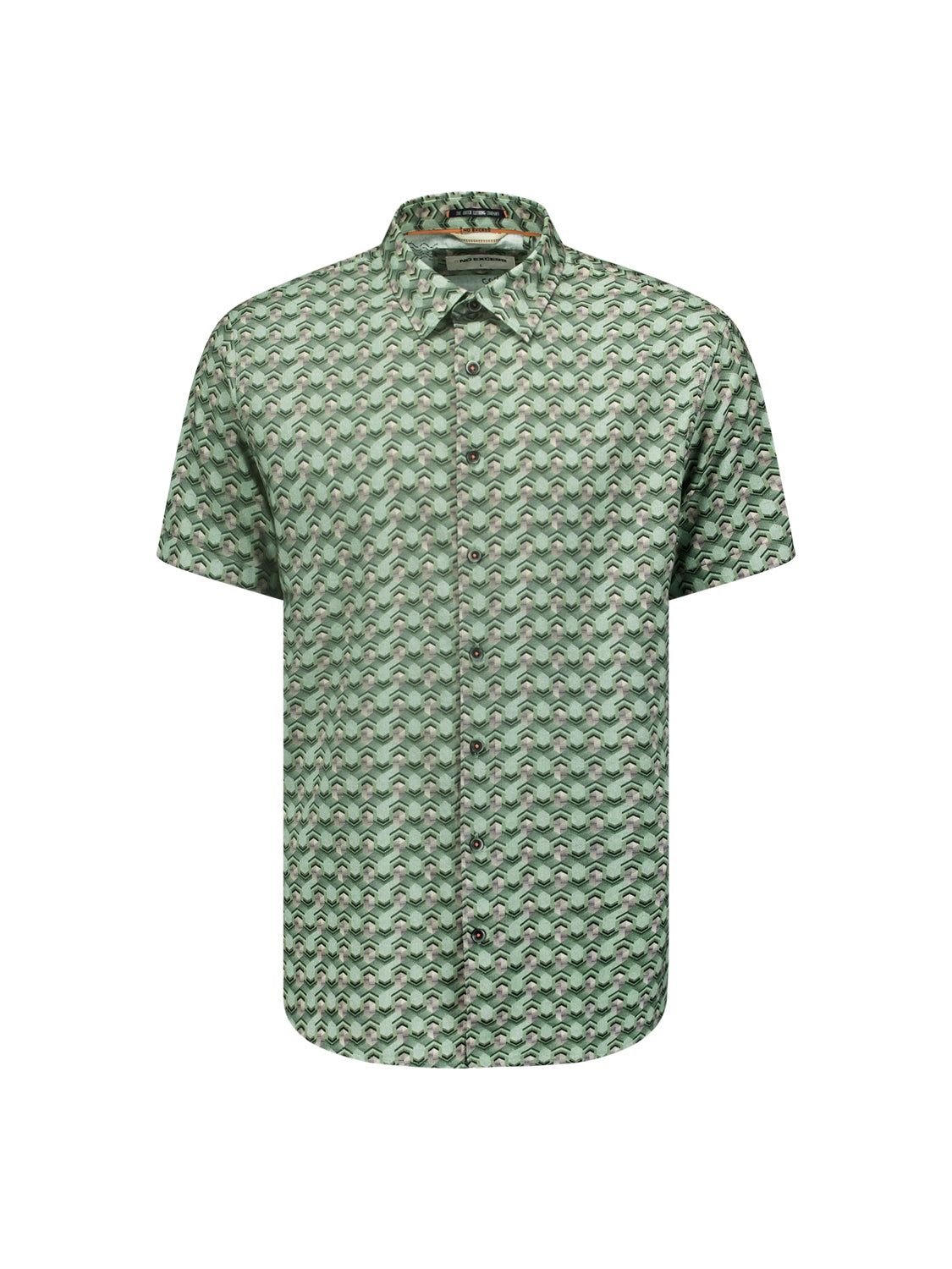 Shirt Short Sleeve Allover Printed - 23440341