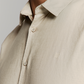 Shirt Short Sleeve Solid With Linen - 27480321SN