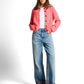 knit crispy cotton cardigan - 1050537