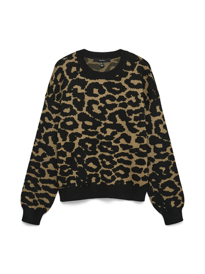 VMSILJEANIMAL LS O-NCK PULLOVER GA - 10330808