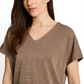 T-shirt v-neck ajour - 1050421