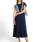 dress with rib collar - 1051246