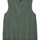 VMHONEY LACE SL V-NECK TOP WVN GA - 10330053