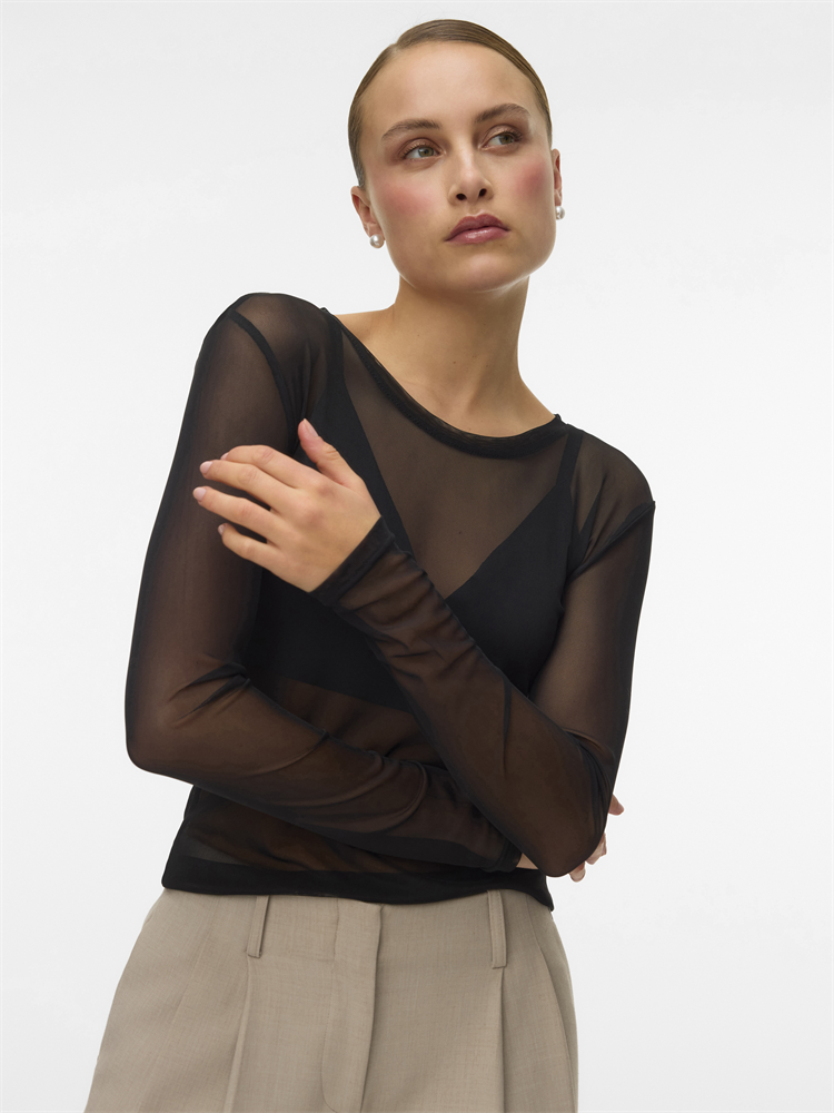 VMLOVA LS MESH TOP JRS NOOS - 10340014