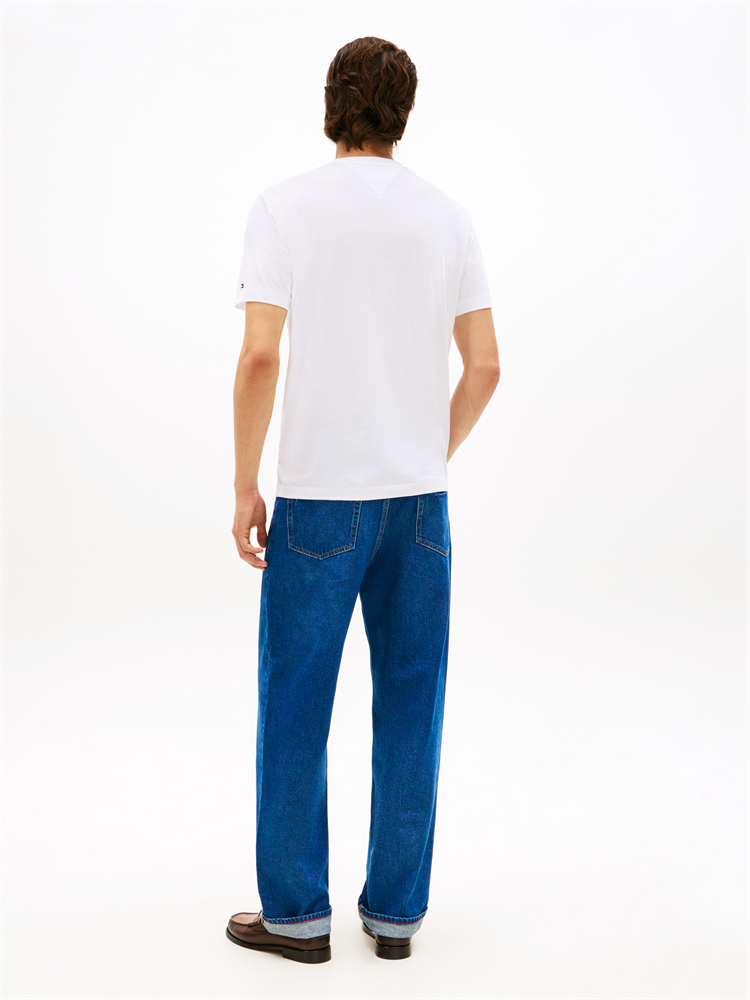 GLOBAL STRIPE PIQUE POCKET TEE - MW0MW42397
