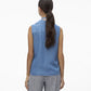 VMHARPER SL COLLAR SHORT TENCEL TOP - 10283751