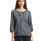 T-shirt striped blouse with st - 1050842