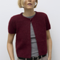 AWSILJA SS O-NECK SHORT KNIT CARDIG - 10329650