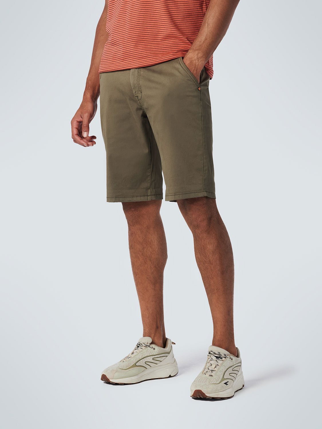 Short Chino Garment Dyed Twill Stre - 198190366SN