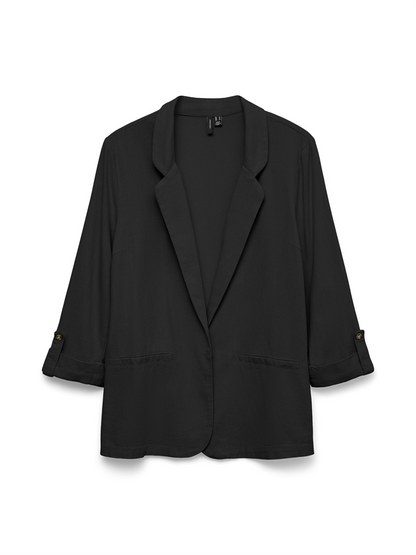 VMJESMILO 3/4 LOOSE BLAZER WVN NOOS - 10279700