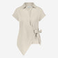 Aston strech technical jersey blous - U725217