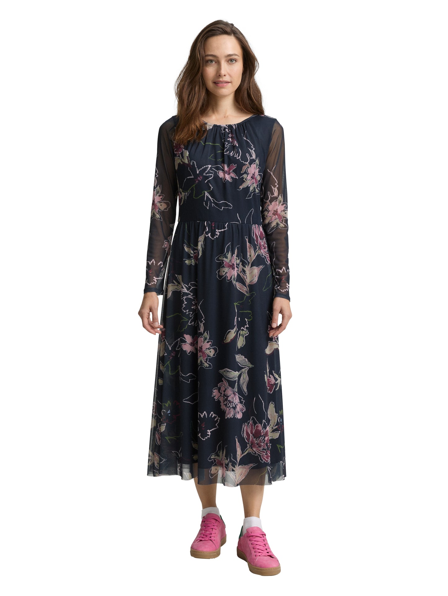 dress printed mesh - 1047637