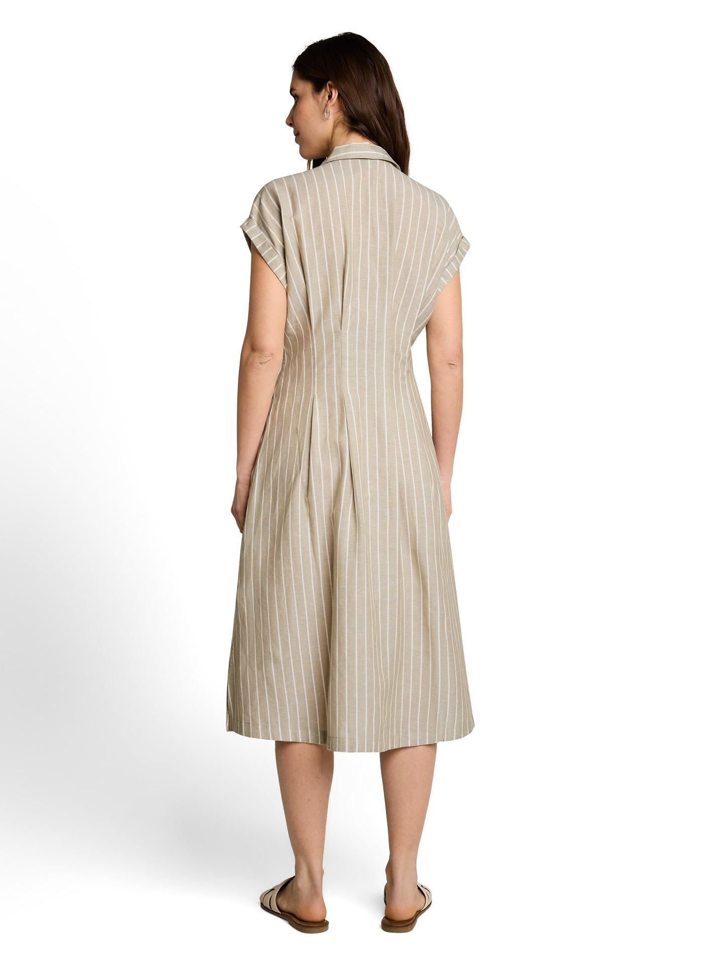 dress striped and sleeveless - 1051247