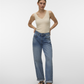 VMNEWLEX POINTELLE V-NECK TOP - 10340559