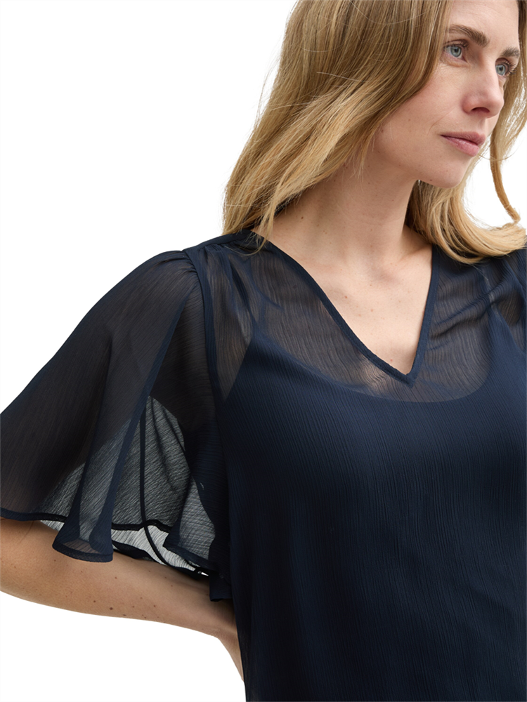 blouse feminine chiffon style - 1046192