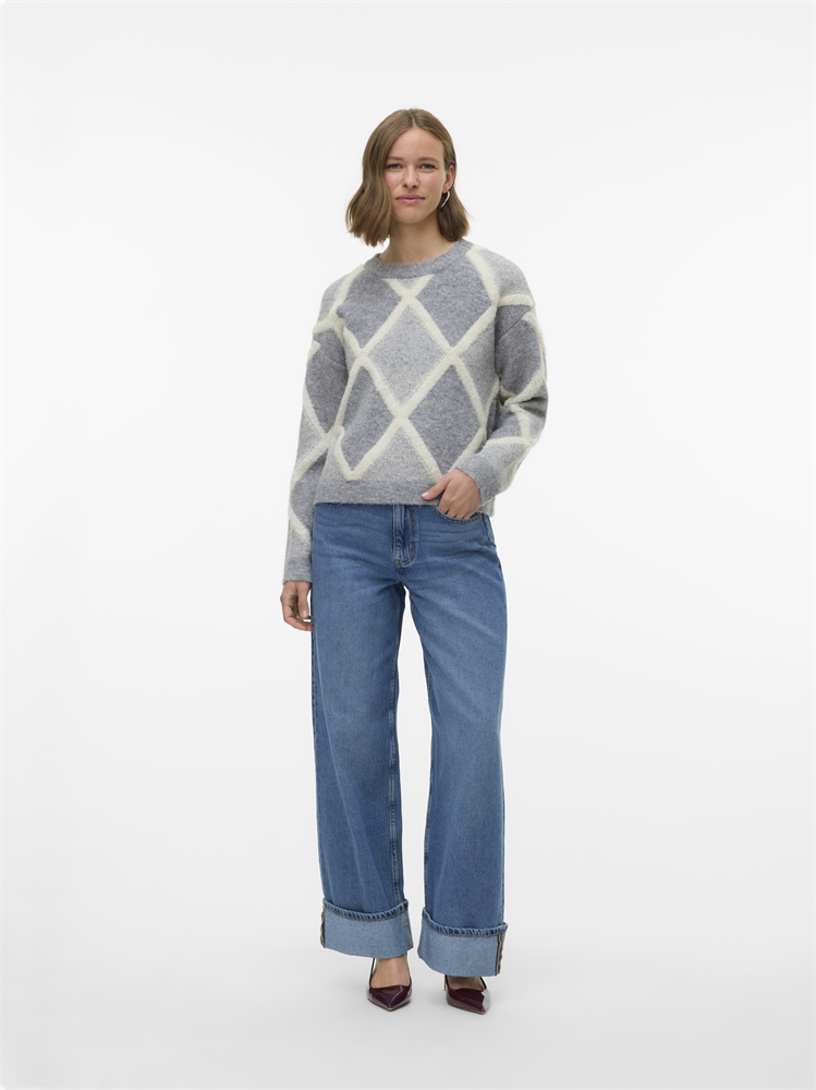 VMRAE HR WIDE FOLD UP JEANS VI3519 - 10334575