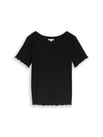 T-Shirt boxy rib - 1051226