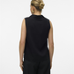VMMYMILO SL V-NECK SHIRT WVN  GA BO - 10303648