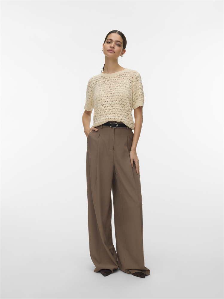VMJAQUELINE SS O-NECK TOP BOO - 10340106