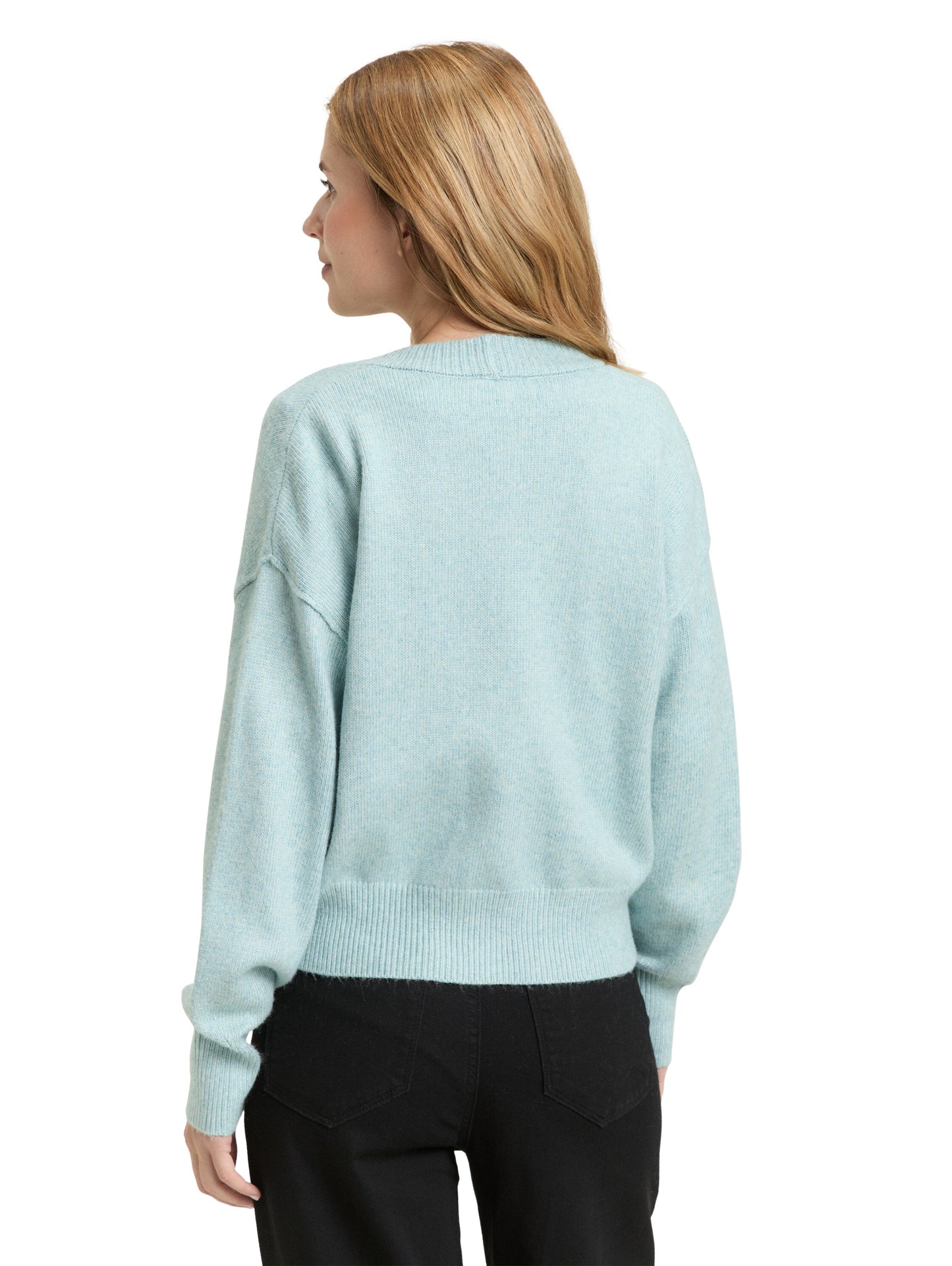knit short cardigan - 1049188