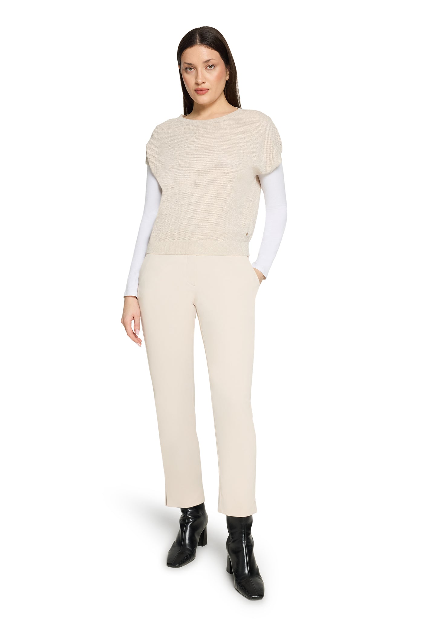 Strickpullover Kurz ohne Arm - 50113331