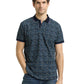 allover printed polo - 1050156