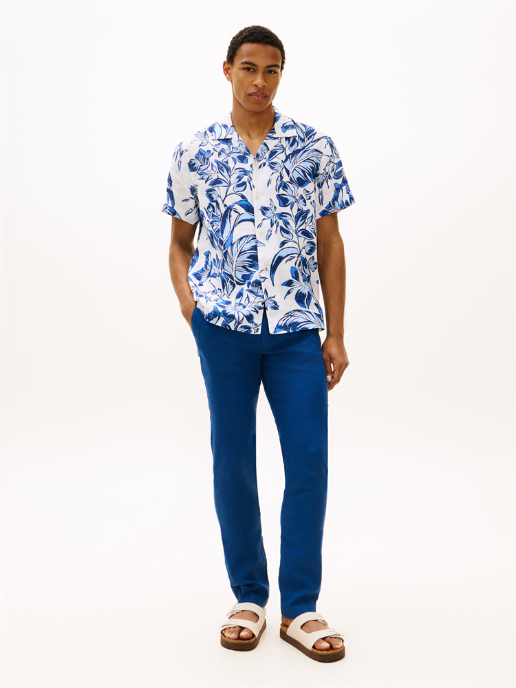 LINEN FLORAL AOP SS RF 1/2 - MW0MW42403