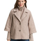 bouclé cape jacket - 1046602