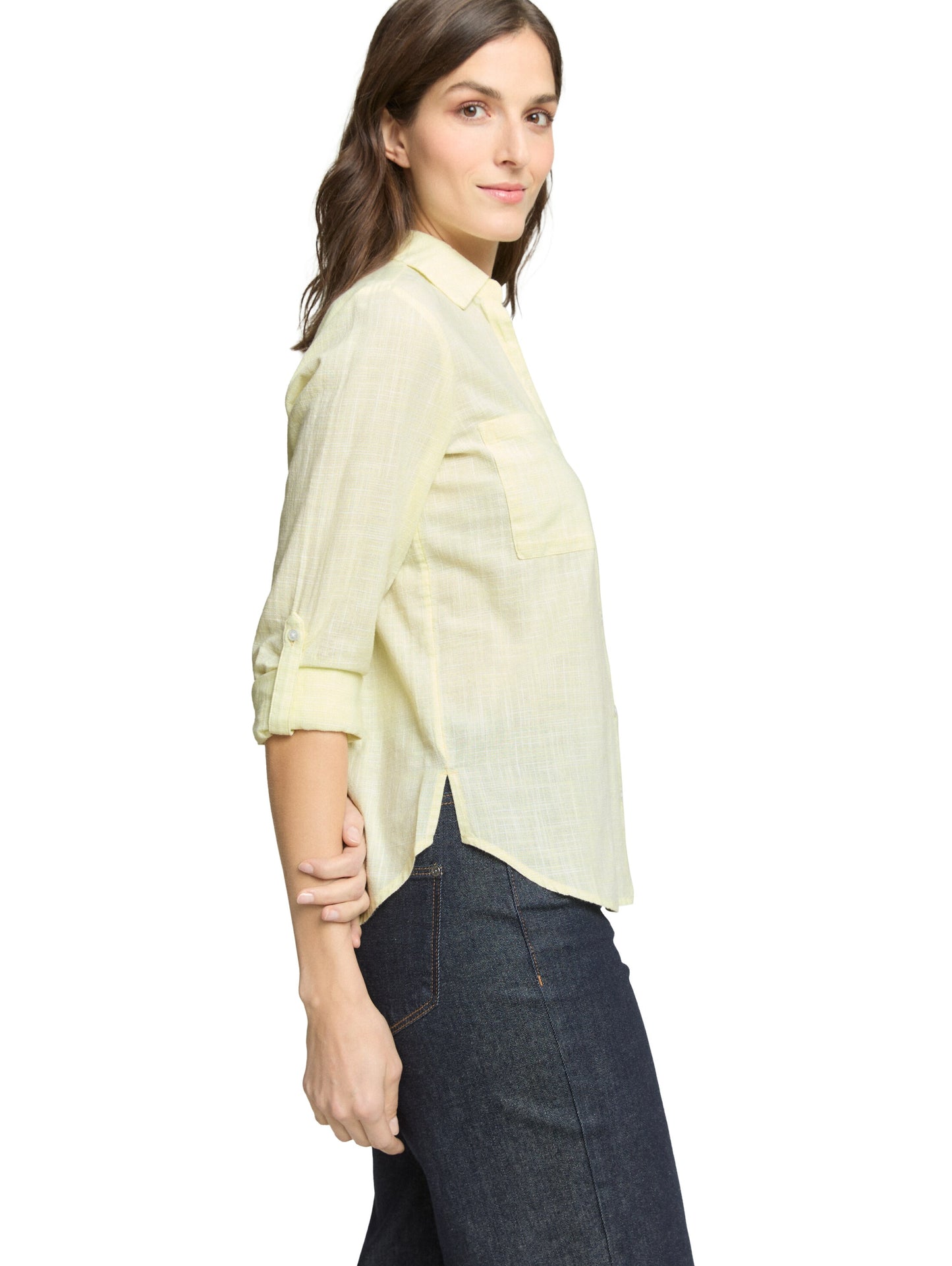 blouse with slub structure - 1035247