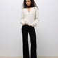 AWTACEY LS V-NECK KNIT - 10334361