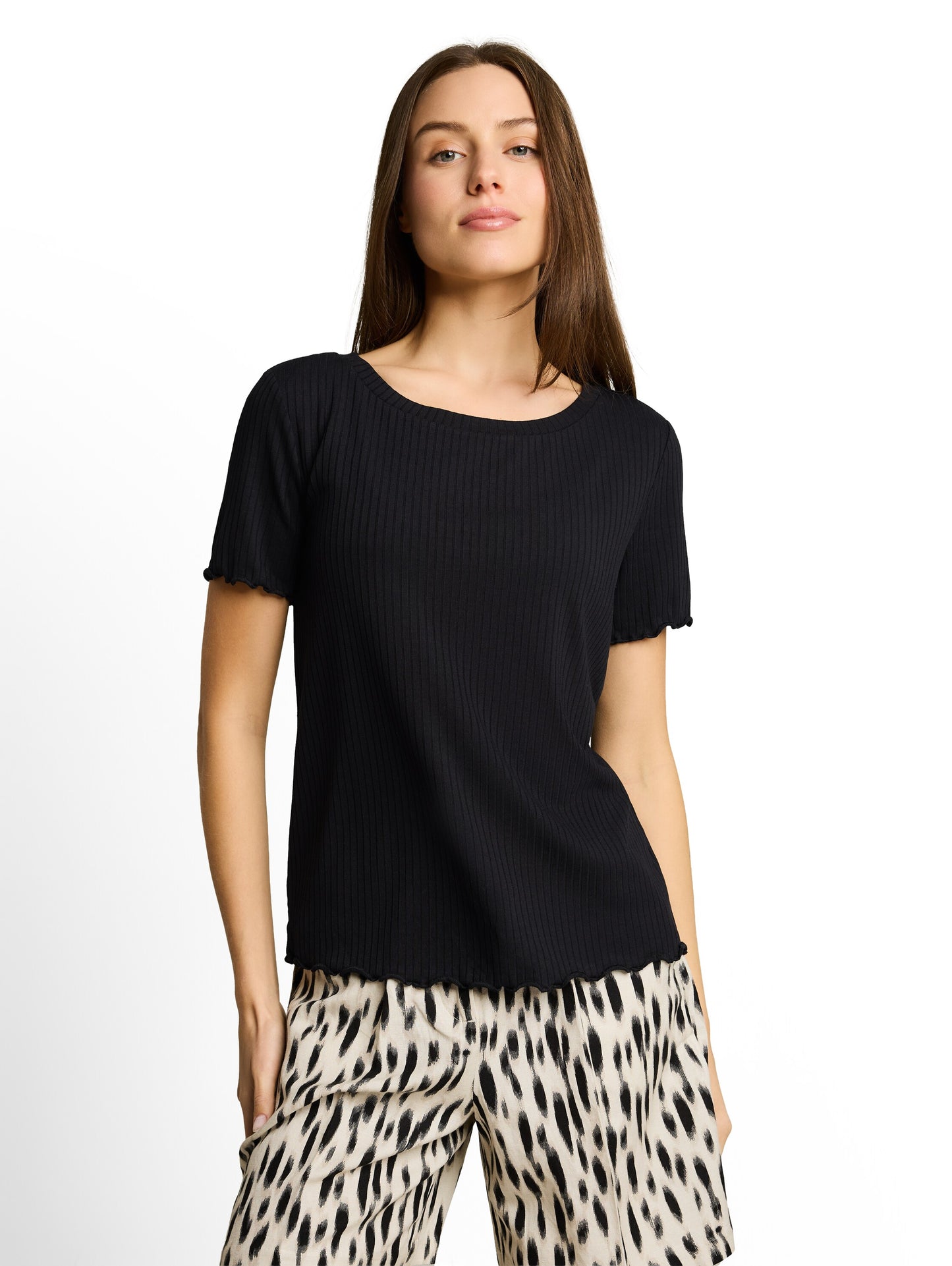 T-Shirt boxy rib - 1051226