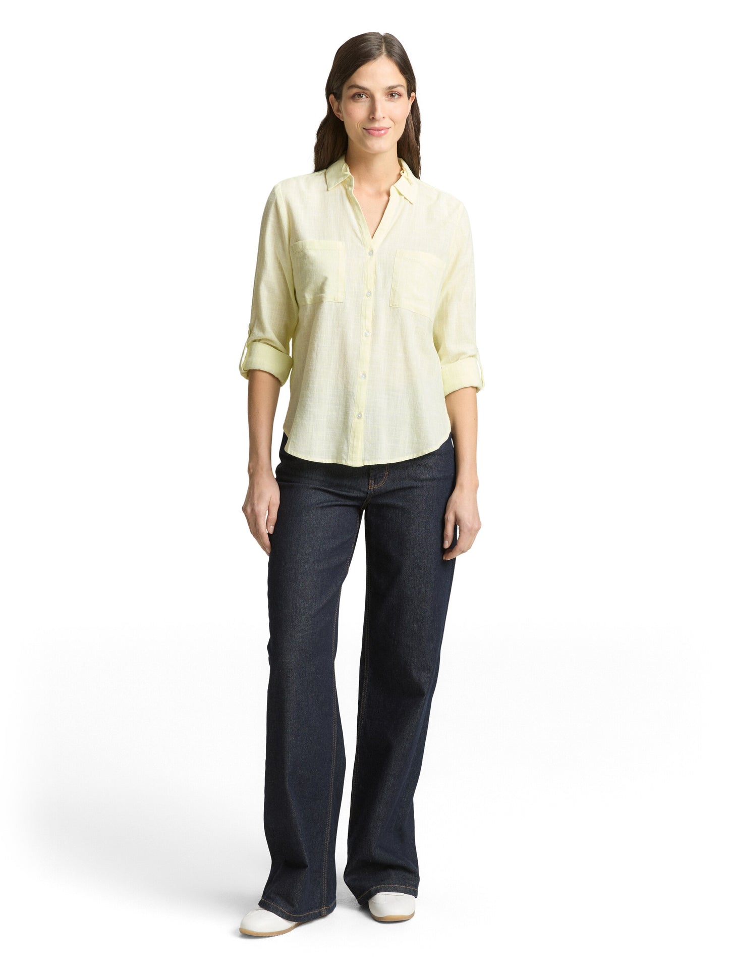 blouse with slub structure - 1035247